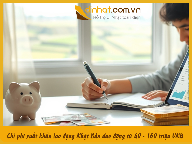 Chi phi xkld nhat ban 40 160