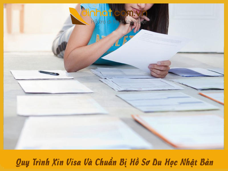 Quy trinh xin visa va chuan bi ho so du hoc nhat ban