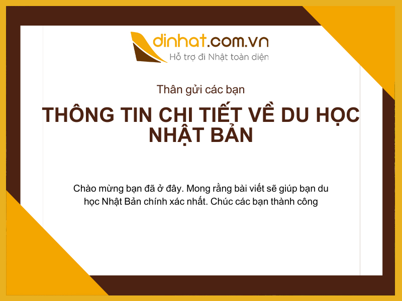 thông tin du học nhật bản