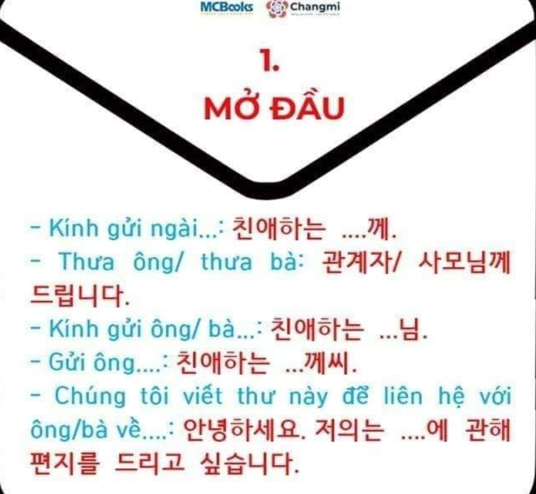 Cách viết Email bằng tiếng Hàn gửi đối tác