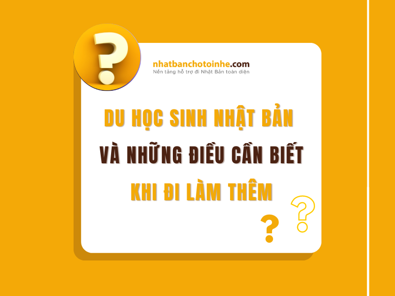 Du học sinh Nhật được làm thêm bao nhiêu giờ? Quy định chi tiết