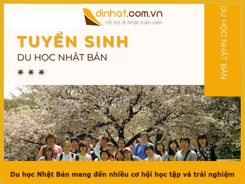 Tuyển sinh du học Nhật Bản cập nhật lịch mới nhất