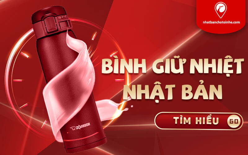 TOP 5 bình giữ nhiệt Nhật Bản chất lượng cao được yêu thích và tin dùng